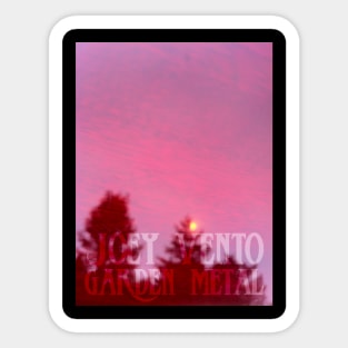 Joey Vento - Garden Metal album design Sticker